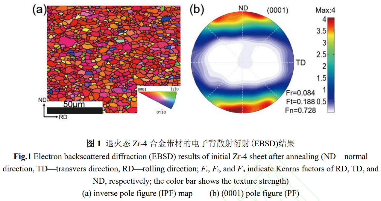 鋯合金帶材沖制過程織構(gòu)演變和變形機(jī)制：實(shí)驗(yàn)和宏微觀耦合模擬研究